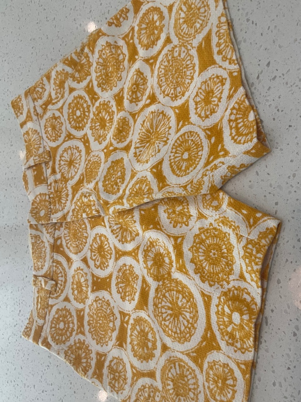 Mr Turk Gold/Yellow Mod Pattern Pants  Size 28
